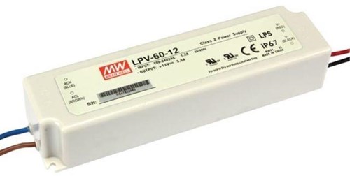 Meanwell LED-Treiber 12 V 60 W IP67 Pro – 4379251