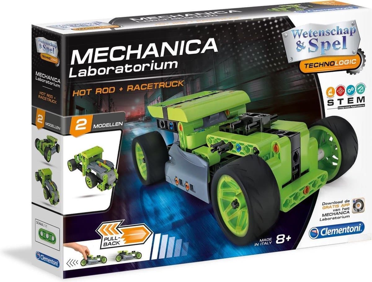 Hot Rod- und Rennstrecke Wissenschaft und Game Set Techno Logic