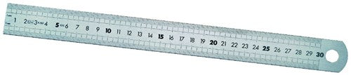 Milkmaid Messstab Edelstahl 150x13x0,5 mm mm, einseitig - mm722015