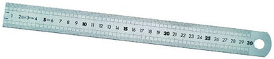 Milkmaid Messstab Edelstahl 150x13x0,5 mm mm, einseitig - mm722015