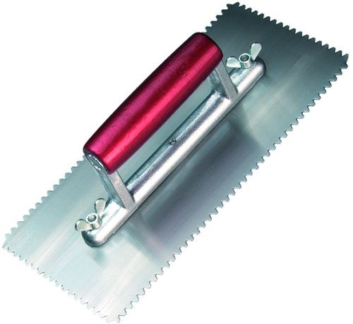 Milkmaid-Abzieher, allseitig, 4 mm, gezahnt, 280 x 130 – mm325280