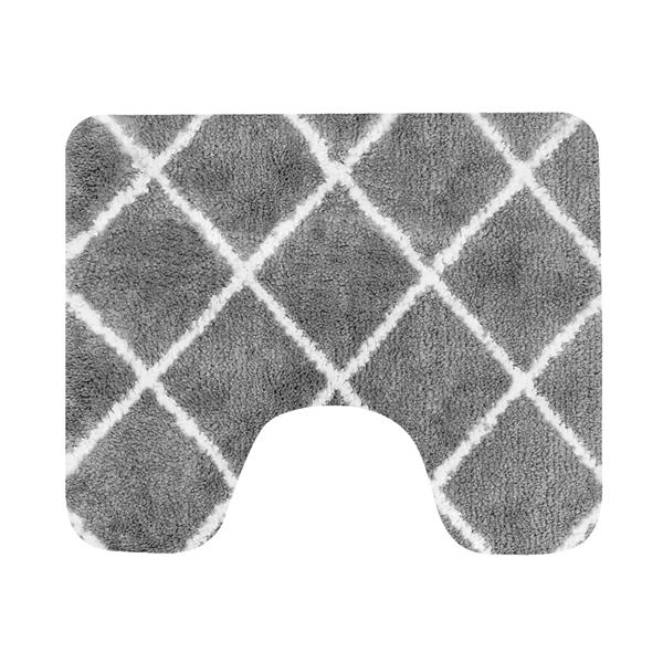 Dutch House Menton Toilettenvorleger 60x50cm grau