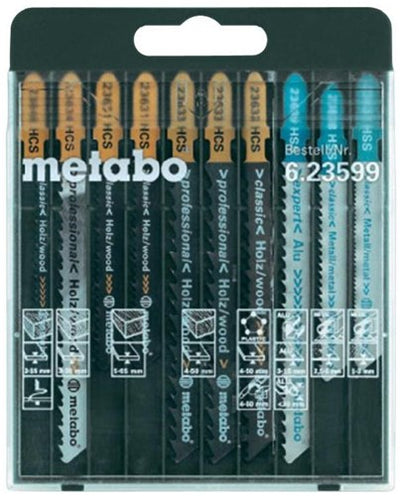 Metabo 10-teiliges Sortiment an Stichsägeblättern - 623599000