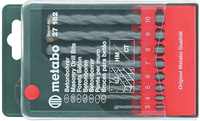Metabo Zubehör Bohrkassette, 8 Betonbohrer - 627182000