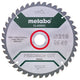 Metabo Zubehör Kreissägeblatt | Präzisionsschnitt-Klassiker | 216x30mm | z40 wz 5° neg b - 628652000