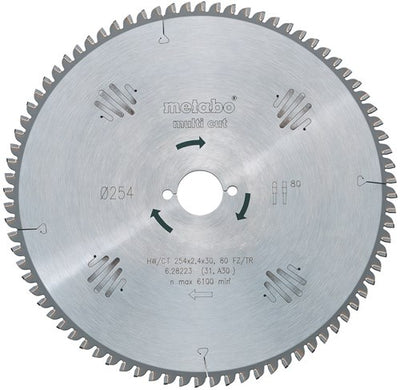 Metabo Zubehör Kreissägeblatt Multi Cut | wie ct | ø 305 mm | 96t fz tr - 628091000
