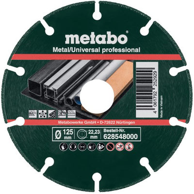Metabo Zubehör Diamant-Trennscheibe Mu-P Prof. 125x22,23 mm - 628548000