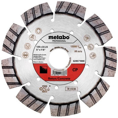 Metabo Zubehör Diamant-Schleifscheibe | ø 125x22,23mm | cp | Betonprofi - 628571000