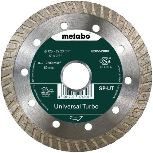 Metabo Zubehör Diamant-Schleifscheibe | ø 125x22,23mm | sp-ut | Universal-Turbo-SP - 628552000