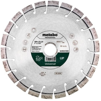 Metabo Zubehör Diamant-Schleifscheibe | ø 180x22,23mm | oben | Universalprofi - 628561000