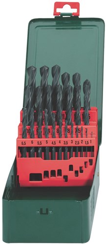 Metabo Zubehör HSS-R Bohrerkassette (25 Stück) – 627152000