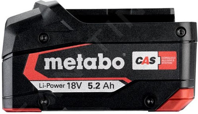 Metabo Zubehör Li-Power | Akkupack | 18 V – 5,2 Ah – 625028000
