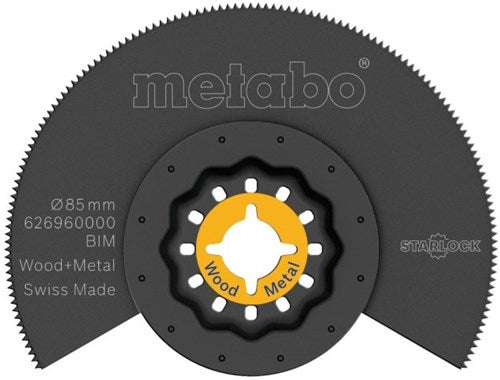 Metabo Zubehör Segmentsägeblatt | Holz + Metall | bim | 65mm | für Multitool - 626960000