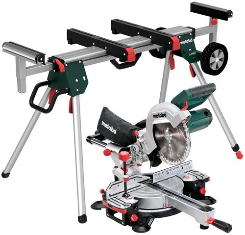 Metabo Kappsäge kg 216 m mit Zugfunktion | neues Modell + KSU 251 Fahrgestell