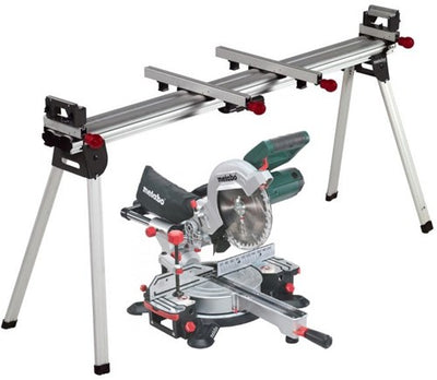 Metabo Kappsäge kg 216 m mit Zugfunktion | neues Modell + KSU 401-Chassis - 690858000