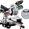 Metabo Kappsäge kgs 216 m Set mit Zugfunktion | neuestes Modell + zusätzliches Sägeblatt – 613216900