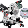 Metabo Kappsäge kgs 254 m Set mit Zugfunktion | neuestes Modell - mit 2. Sägeblatt - 613254900