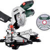 Metabo Kappsäge KS 216 m Set | neuestes Modell | + zusätzliches Sägeblatt - 610216900