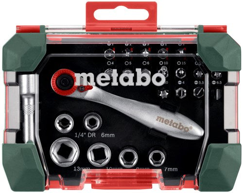 Metabo Bits Ratchet 26 PCs.