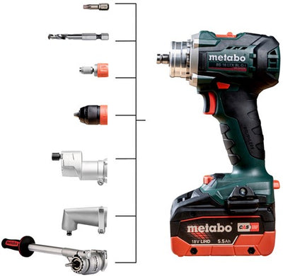 Metabo BS 18 LTX BL Q I Akku-Bohrschrauber | 18v | 2 x 5,2 Ah Li-Power, ASC 55 | in der Metabox - 602359650