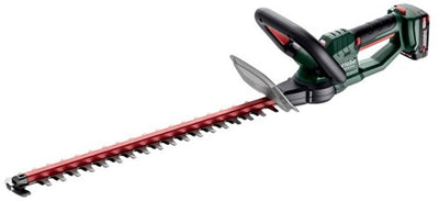 Metabo HS 18 LTX 55 | Akku-Heckenschere | 18v | 2x2ah Li-Power und Ladegerät SC 30 - 601718500
