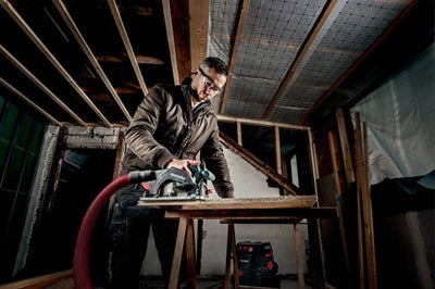 Metabo KS 18 LTX 57 18-V-LiHD-Akku-Kreissägenset in Metaloc 2 x 8,0-Ah-Akku – 57 mm | 601857810 - 601857810