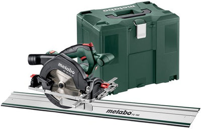 Metabo KS 18 LTX 57 Set 18 V Li-Ionen-Akku-Kreissägen-Set in Metaloc mit Führungsschiene FS 160 – 57 mm | 691065000 - 691065000