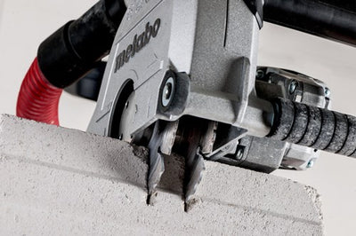 Metabo mfe 40 Wandschlitzfräse 1900 Watt 40 mm Tiefe mit 125 mm Scheiben – 604040500