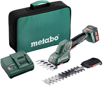 Metabo Powermaxx SGS 12 Q | Akku-Strauch- und Grasschere | Set - 601608500