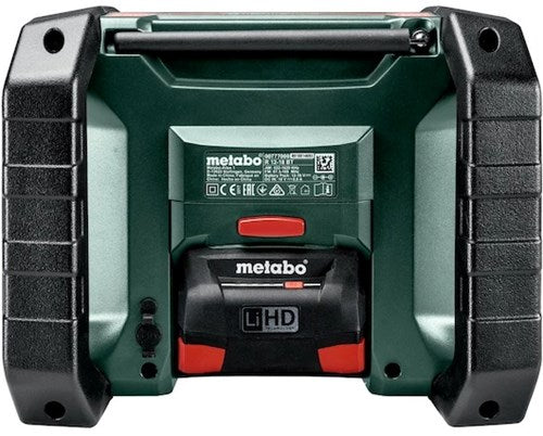 Metabo R 12-18 DAB+ BT 12V 18V Li-Ionen-Akku Bauradio mit DAB+ und Bluetooth | 600778850 - 600778850
