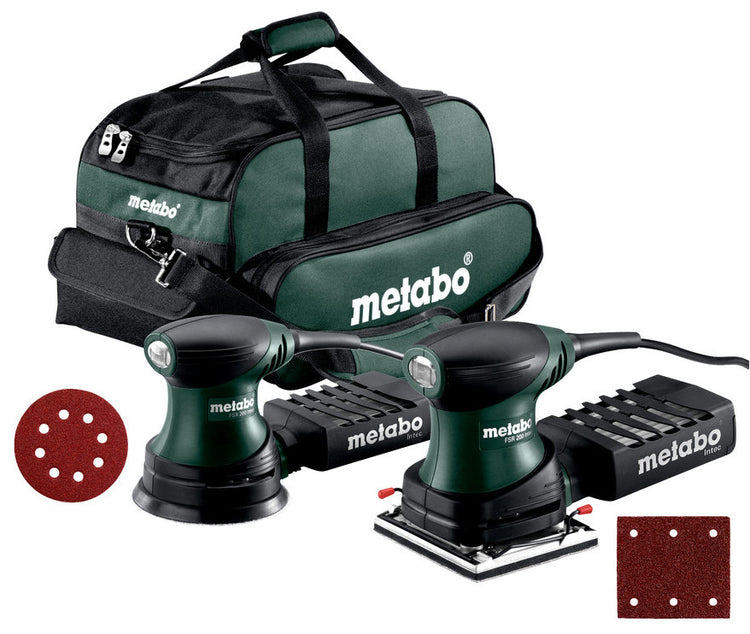 Metabo FSR 200 Exzenterschleifer + FSX 200 Exzenterschleifer im Beutel – 691125000