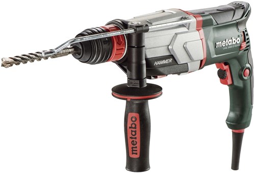 Metabo uhe 2660-2 Schnellspann-Kombihammer | 800 W 2,8 J + SDS-Plus-Bohrer-Set (10 Stück) – 600697510