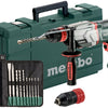 Metabo uhe 2660-2 Schnellspann-Kombihammer | 800 W 2,8 J + SDS-Plus-Bohrer-Set (10 Stück) – 600697510