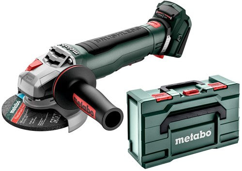 Metabo wpb 18 lt bl 11-125 Schnellwinkelschleifer 18-V-Gehäuse mit Paddelschalter in Metabox 165 l – 613059840