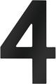 Metafranc Hausnummer 4 120mm schwarz - wu0424637