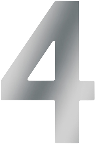 Metafranc Hausnummer 4 a2 120mm - wu0424037