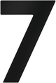 Metafranc Hausnummer 7 120mm schwarz - wu0424667
