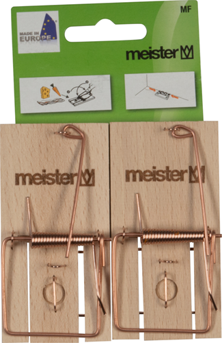 Connex Mausefalle aus Holz (2 Stück) - mf