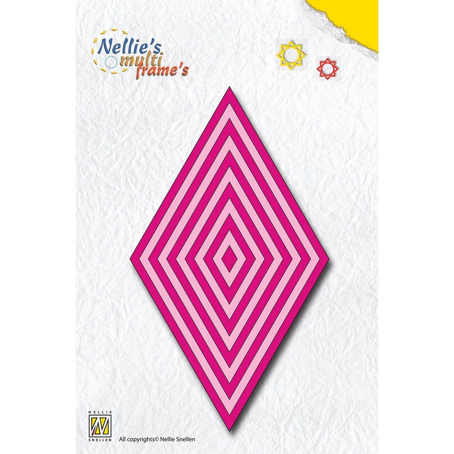 Nellies Wahl • Stanzformen mit mehreren Rahmen, Diamant, 11 Stück.