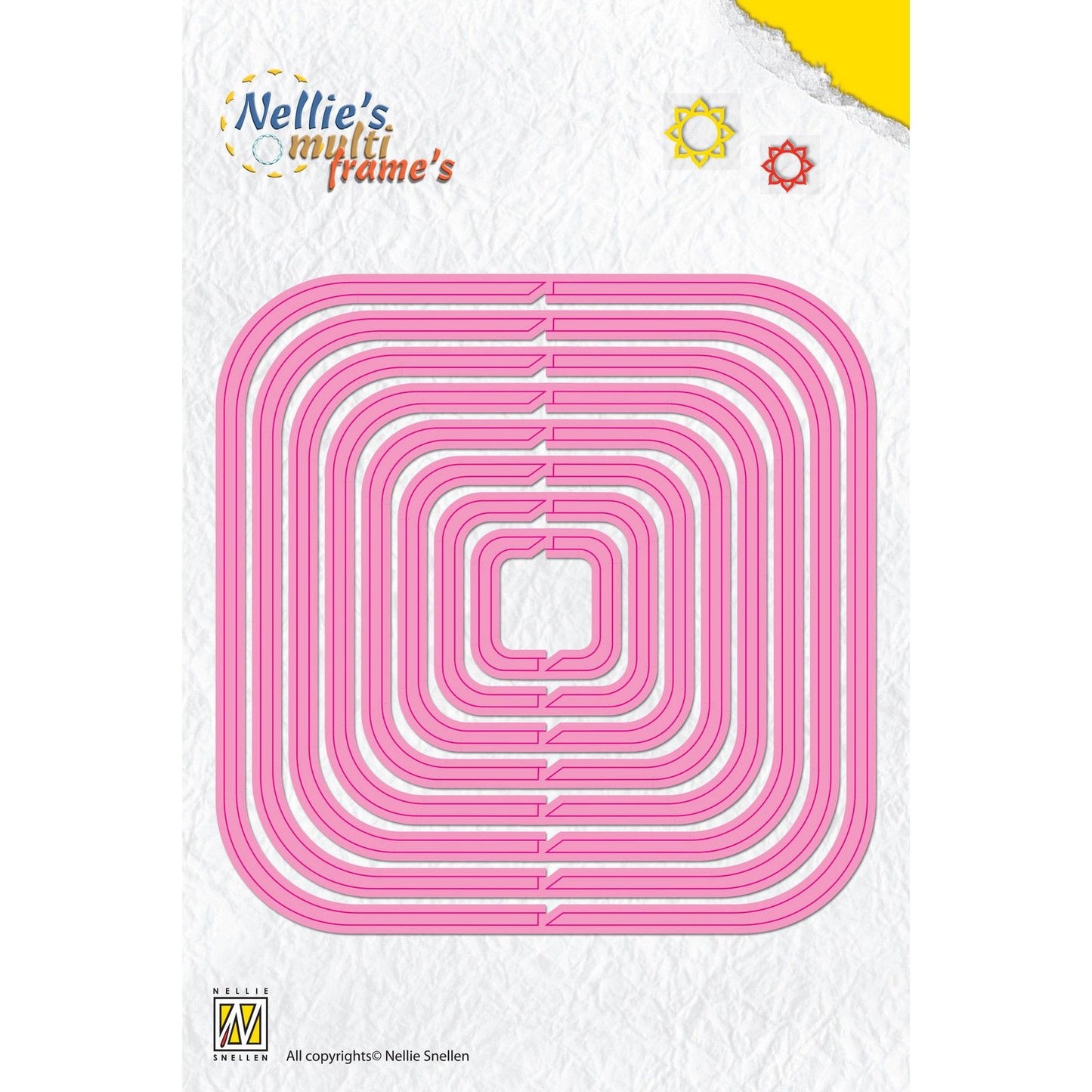 Nellies Wahl • Multi-Frame-Stanzformen, rotierend, quadratisch, 8 Stück.