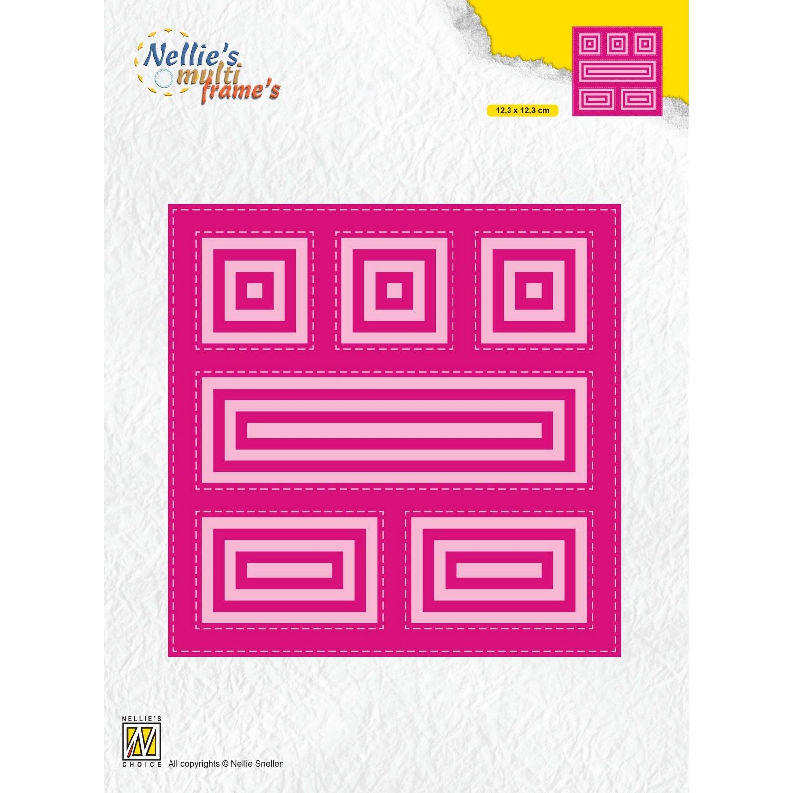 Nellies Wahl • Multi-Frame-Stanzformen, quadratisch, 31 Stück.