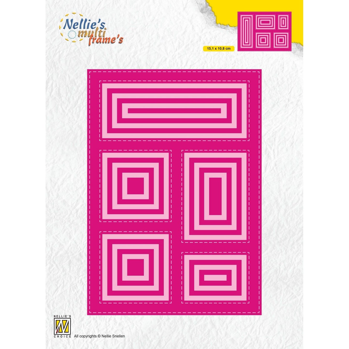 Nellies Wahl • Multi-Frame-Stanzformen, rechteckig, 30 Stück.