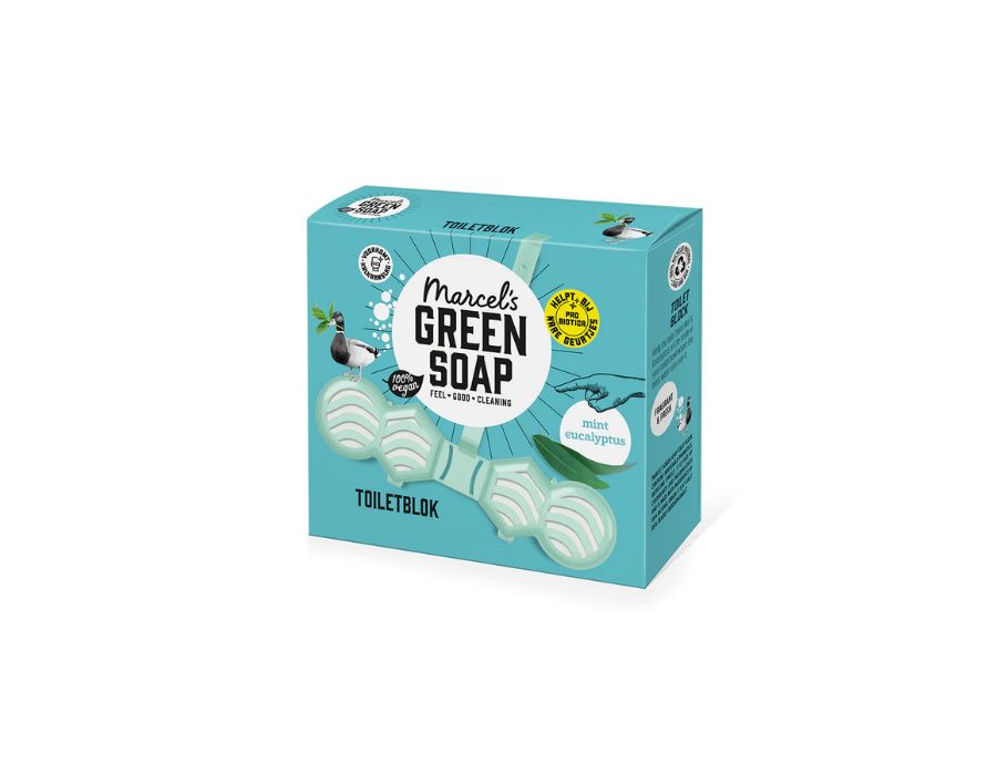 Marcels Green Soap Toilet Block Mint Eukalyptus