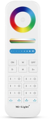 Mi-light RGB-CCT-Fernbedienung 2,4 g 8 Zonen LED0201
