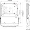 Mi-light RGB-CCT-LED-Flutlicht IP65 100 W LED0252