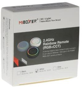 Miboxer RGB-CCT-Fernbedienung 2,4 g, 1 Zone, rund, weiß – LED0205