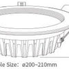 Miboxer RGB-CCT-LED-Downlight 25 W - led0246