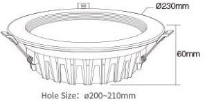 Miboxer RGB-CCT-LED-Downlight 25 W - led0246