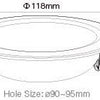 Miboxer RGB-CCT LED-Downlight 6W schwarz - led0241