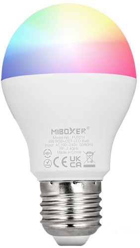 Miboxer rgb-cct led e27 gls 6w rf 2,4g - led0217